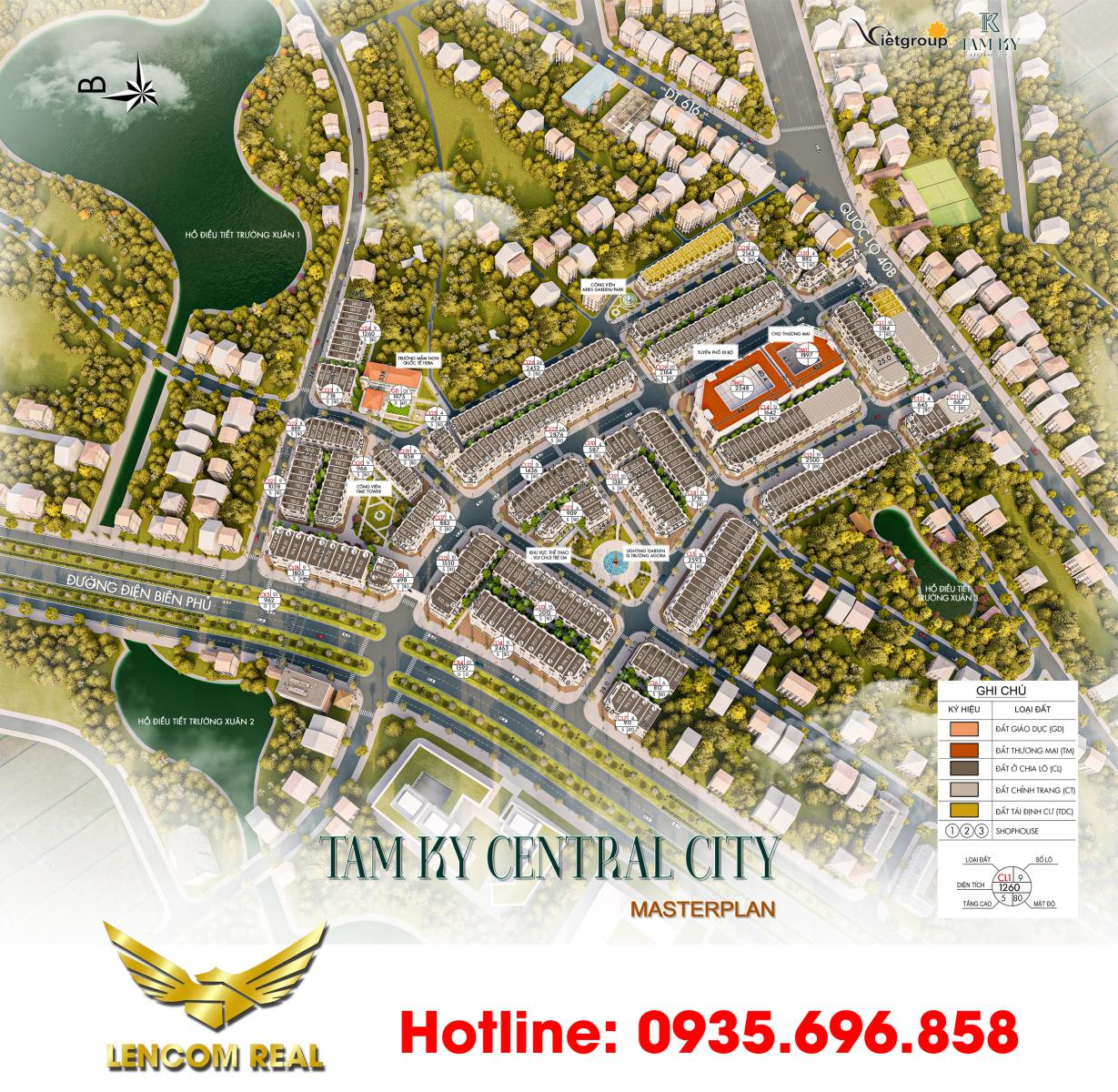Tam Kỳ Central City - Tiện ích nội khu, Ngoại khu bậc nhất